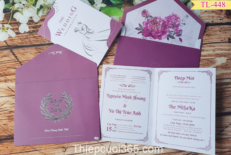 99 mẫu thiệp cưới màu tím đẹp 2020 – Thiệp cưới 2k, 3k, 4k