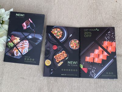 Menu Nhựa PVC 4 lớp lò xo mã MN-04